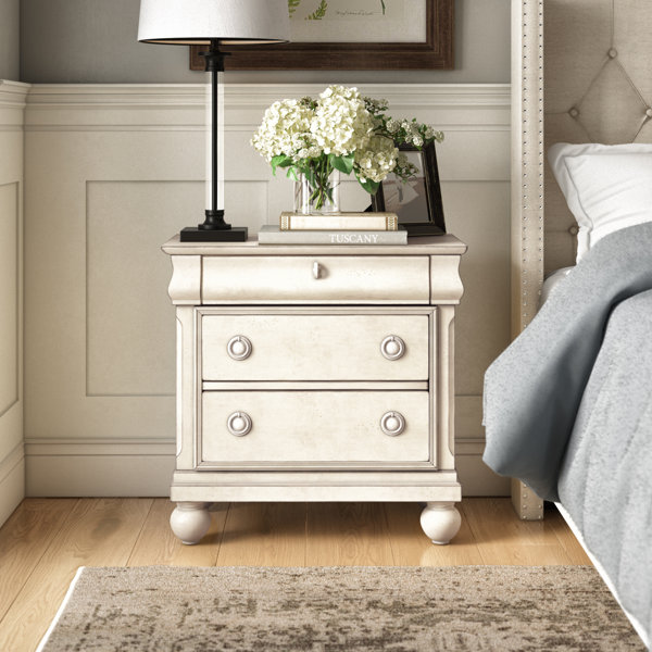 Cream Nightstands Wayfair